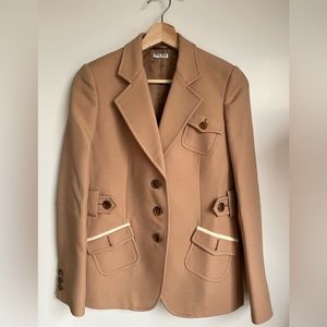 Miu Miu - Tan Blazer